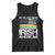 Irish American Pride Tank Top My Blood Runs Ireland America Flag TS09 Black Print Your Wear