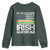 Irish American Pride Youth Sweatshirt My Blood Runs Ireland America Flag TS09 Dark Forest Green Print Your Wear