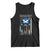 American Grown With Scots Irish Roots Tank Top American Ulster Scots Skull Flag TS09 Black Print Your Wear