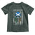 American Grown With Scots Irish Roots Toddler T Shirt American Ulster Scots Skull Flag TS09 Dark Forest Green Print Your Wear