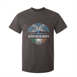 Scots-Irish Roots T Shirt For Kid Ulster Scots Ireland Scotland TS09 Dark Chocolate Print Your Wear