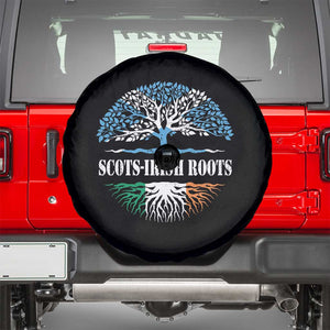 Scots-Irish Roots Spare Tire Cover Ulster Scots Ireland Scotland TS09 Black Print Your Wear