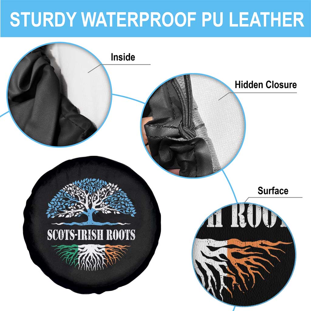 Scots-Irish Roots Spare Tire Cover Ulster Scots Ireland Scotland TS09 Print Your Wear