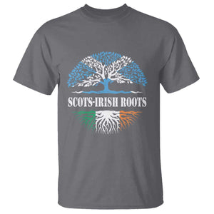 Scots-Irish Roots T Shirt Ulster Scots Ireland Scotland TS09 Charcoal Print Your Wear