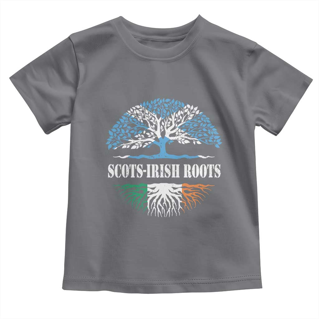 Scots-Irish Roots Toddler T Shirt Ulster Scots Ireland Scotland TS09 Charcoal Print Your Wear