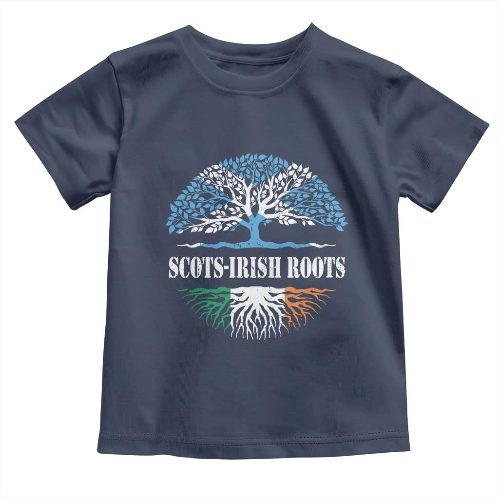 Scots-Irish Roots Toddler T Shirt Ulster Scots Ireland Scotland TS09 Navy Print Your Wear
