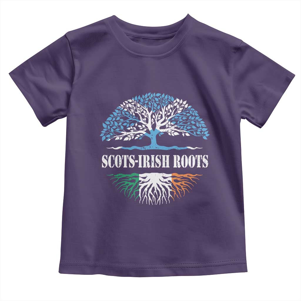 Scots-Irish Roots Toddler T Shirt Ulster Scots Ireland Scotland TS09 Purple Print Your Wear