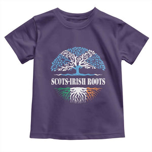 Scots-Irish Roots Toddler T Shirt Ulster Scots Ireland Scotland TS09 Purple Print Your Wear