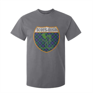 Scots-Irish Pride T Shirt For Kid Shamrock Ulster Scots Scotch Irish Shamrock Thistle TS09 Charcoal Print Your Wear
