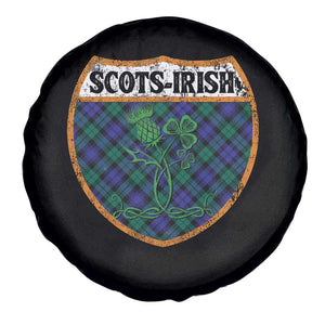 Scots-Irish Pride Spare Tire Cover Shamrock Ulster Scots Scotch Irish Shamrock Thistle TS09 Print Your Wear