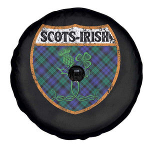 Scots-Irish Pride Spare Tire Cover Shamrock Ulster Scots Scotch Irish Shamrock Thistle TS09 Print Your Wear