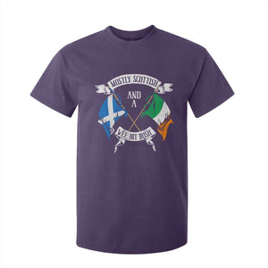 Funny Scots-Irish Pride T Shirt For Kid Mostly Scottish Wee Bit Irish TS09 Purple Print Your Wear