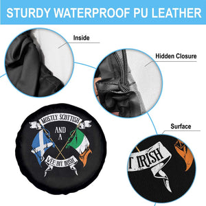 Funny Scots-Irish Pride Spare Tire Cover Mostly Scottish Wee Bit Irish TS09 Print Your Wear