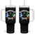 Funny Scots-Irish Pride Tumbler With Handle Mostly Scottish Wee Bit Irish TS09 One Size: 40 oz Black Print Your Wear