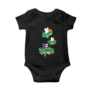 Half Irish Half Italian All American Baby Onesie TS09 Black Print Your Wear