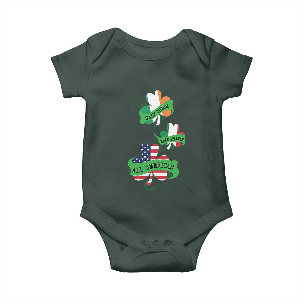 Half Irish Half Italian All American Baby Onesie TS09 Print Your Wear