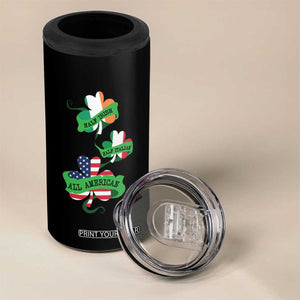 Half Irish Half Italian All American 4 in 1 Can Cooler Tumbler TS09 Print Your Wear