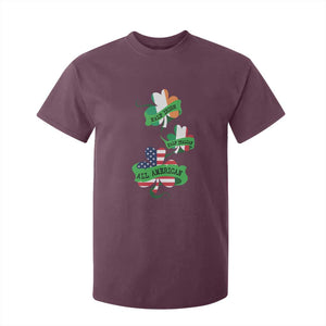 Half Irish Half Italian All American T Shirt For Kid TS09 Maroon Print Your Wear