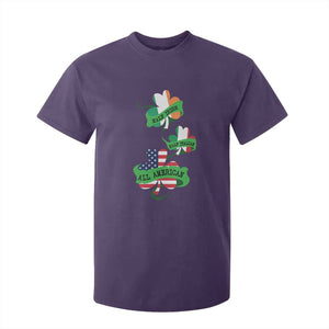 Half Irish Half Italian All American T Shirt For Kid TS09 Purple Print Your Wear