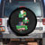 Half Irish Half Italian All American Spare Tire Cover TS09 No hole Black Print Your Wear