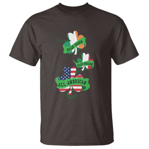Half Irish Half Italian All American T Shirt TS09 Dark Chocolate Print Your Wear