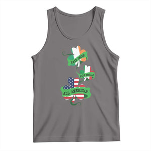 Half Irish Half Italian All American Tank Top TS09 Deep Heather Print Your Wear