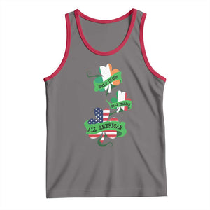 Half Irish Half Italian All American Tank Top TS09 Deep Heather Red Print Your Wear