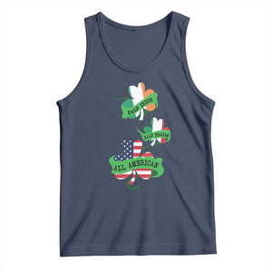 Half Irish Half Italian All American Tank Top TS09 Navy Print Your Wear