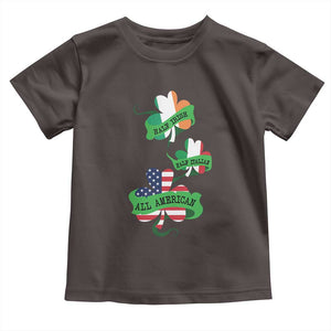 Half Irish Half Italian All American Toddler T Shirt TS09 Dark Chocolate Print Your Wear