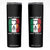 Irish Italian Pride Skinny Tumbler Half Gaelic Half Garlic Shamrock Ireland Italy Flag TS09 Black Print Your Wear