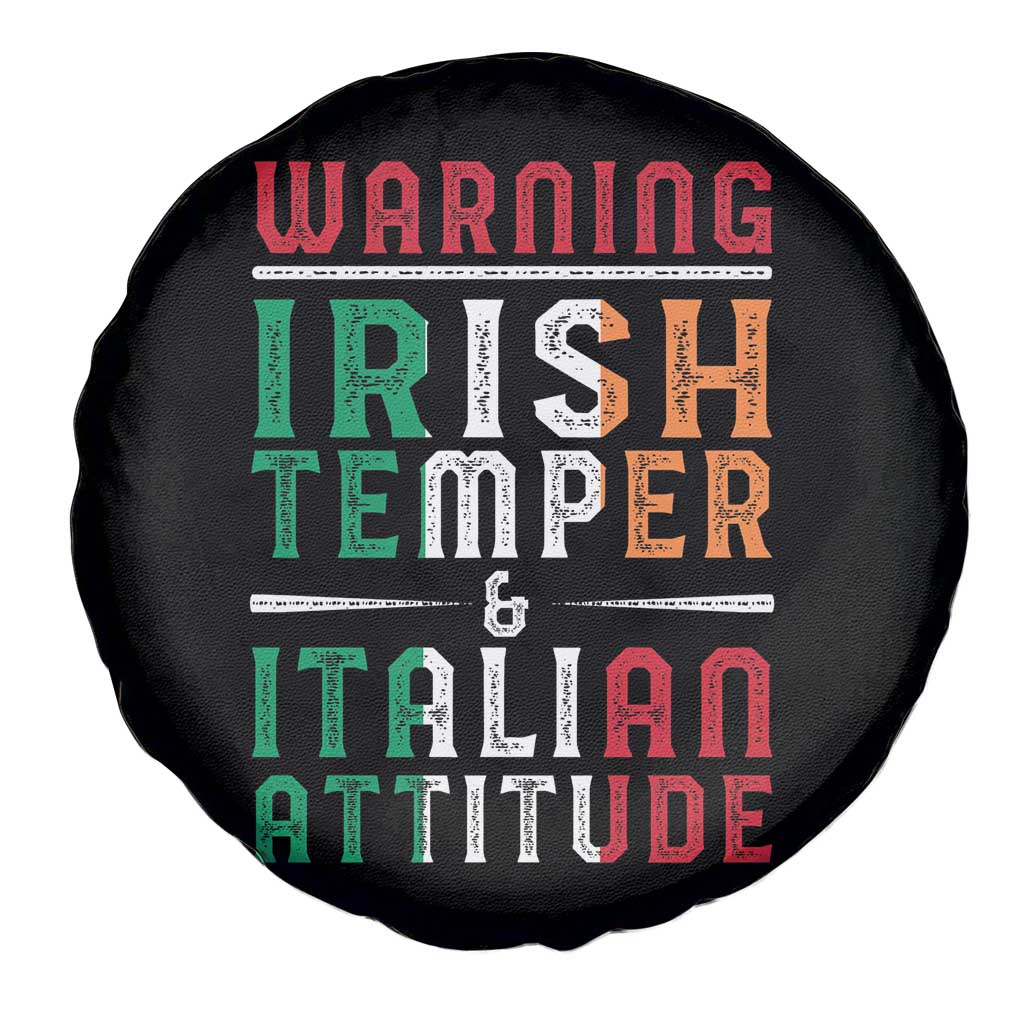 Funny Irish Temper Italian Attitude Spare Tire Cover TS09 Print Your Wear