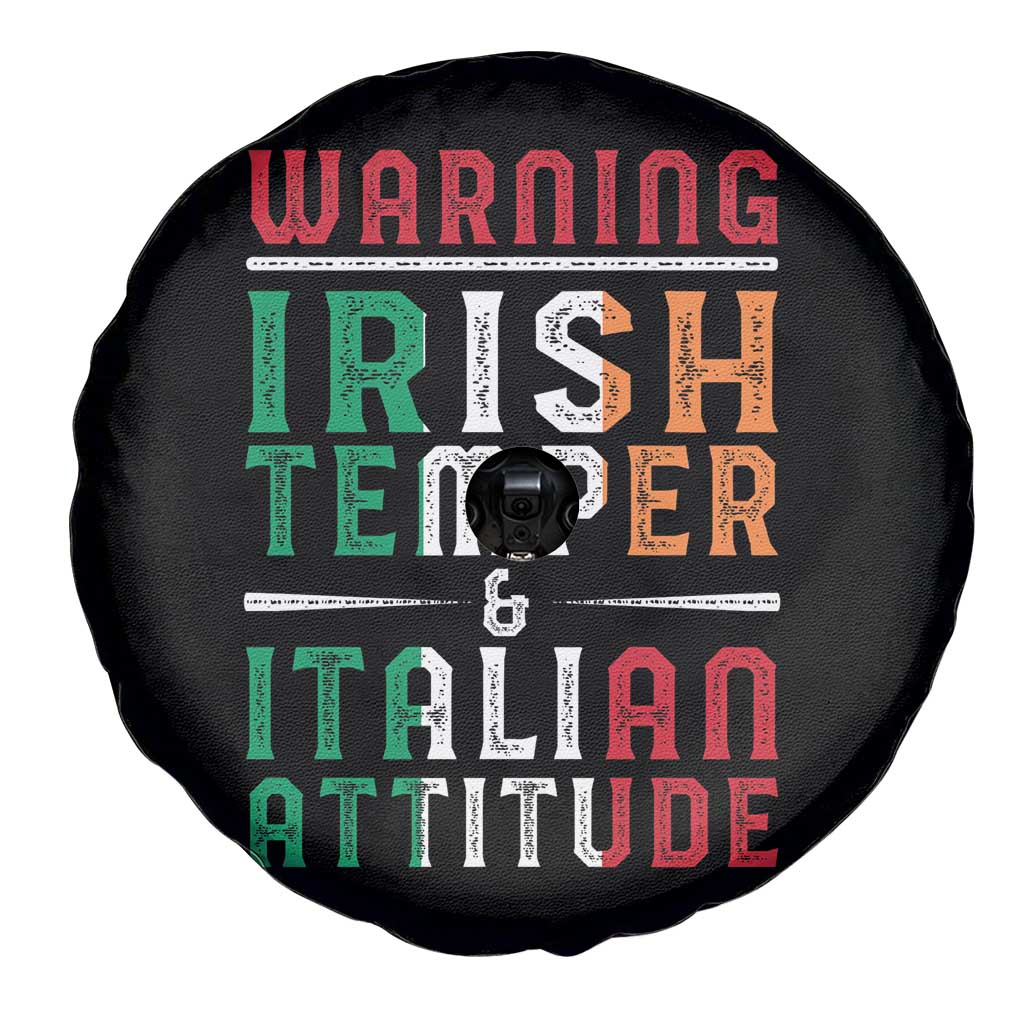 Funny Irish Temper Italian Attitude Spare Tire Cover TS09 Print Your Wear