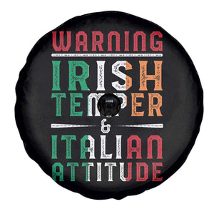 Funny Irish Temper Italian Attitude Spare Tire Cover TS09 Print Your Wear
