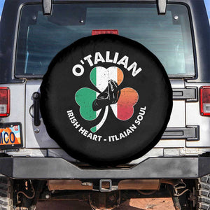Italian Irish O'talian St. Patrick's Day Spare Tire Cover TS09 No hole Black Print Your Wear