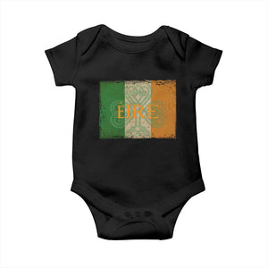 Eire Irish Pride Baby Onesie Celtic Shamrock Ireland Flag TS09 Black Print Your Wear