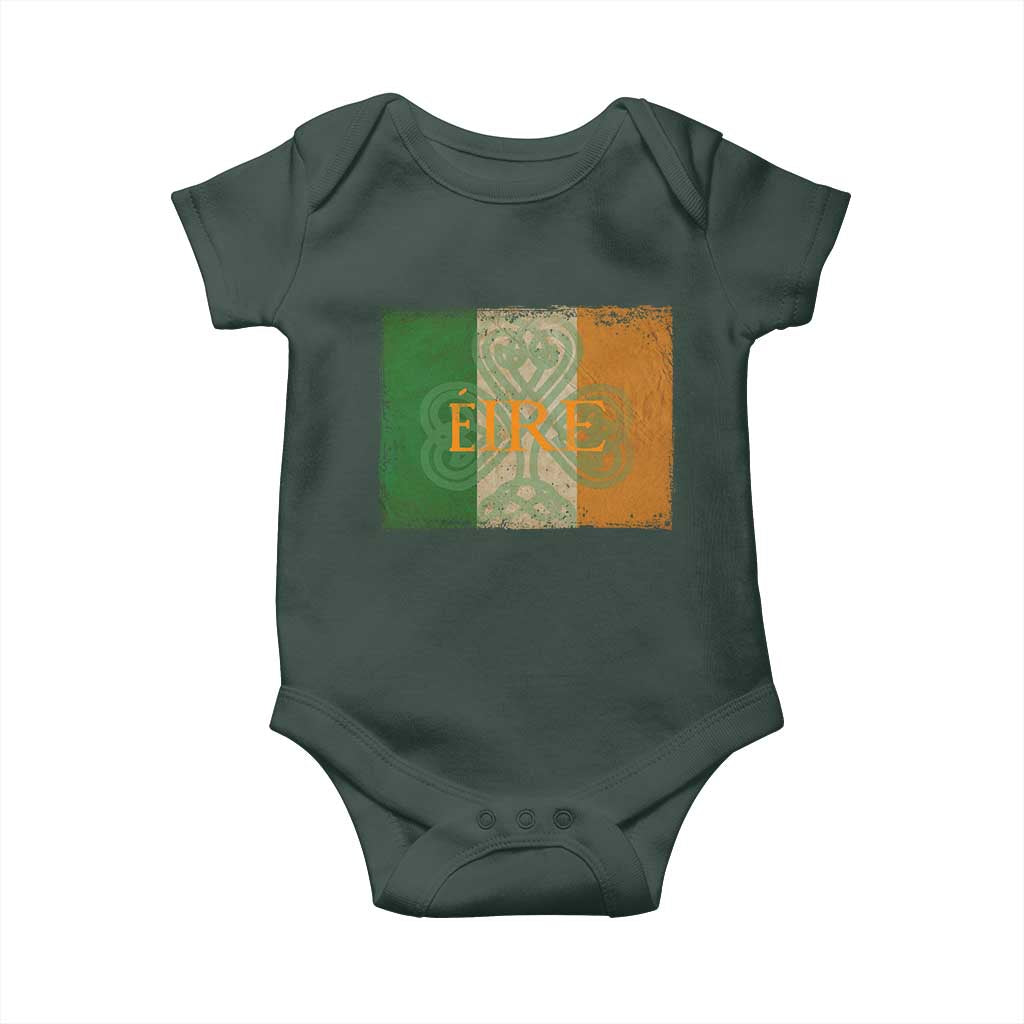 Eire Irish Pride Baby Onesie Celtic Shamrock Ireland Flag TS09 Print Your Wear