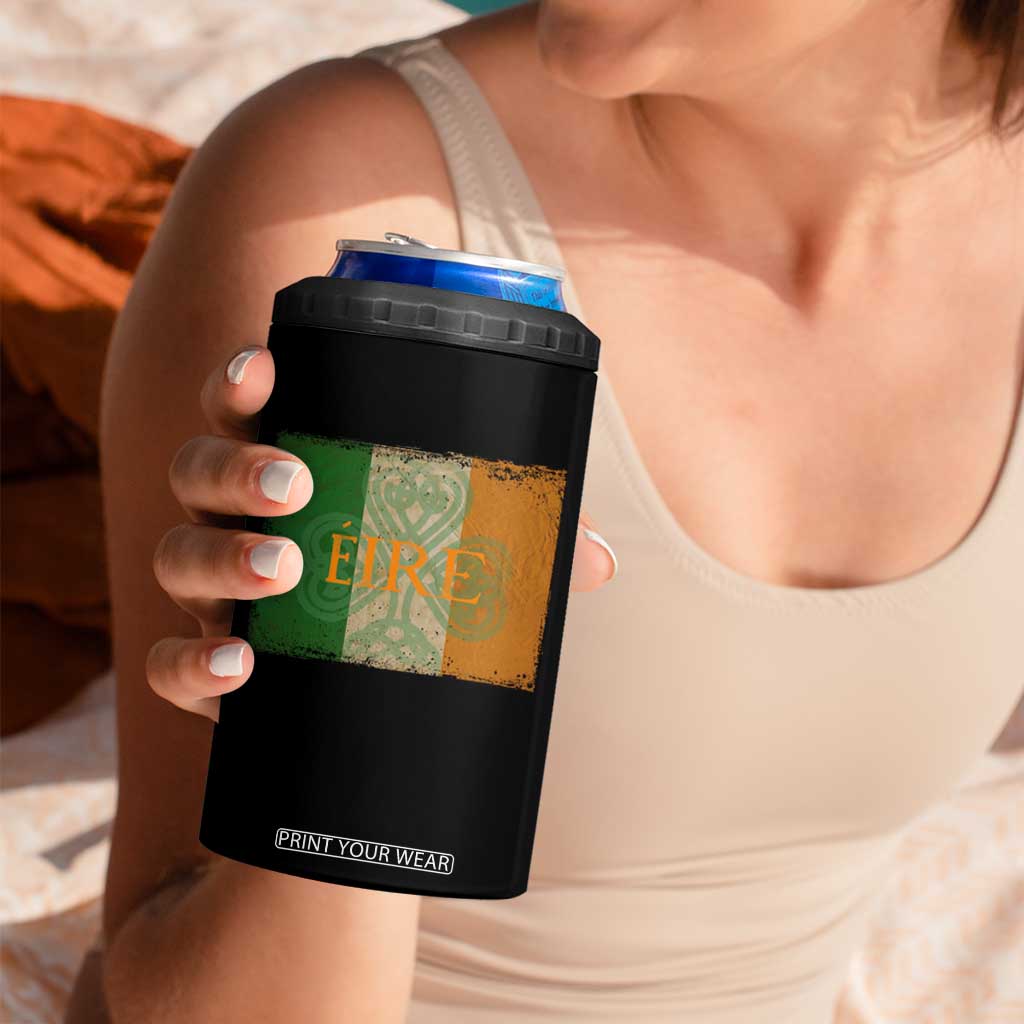 Eire Irish Pride 4 in 1 Can Cooler Tumbler Celtic Shamrock Ireland Flag TS09 Print Your Wear