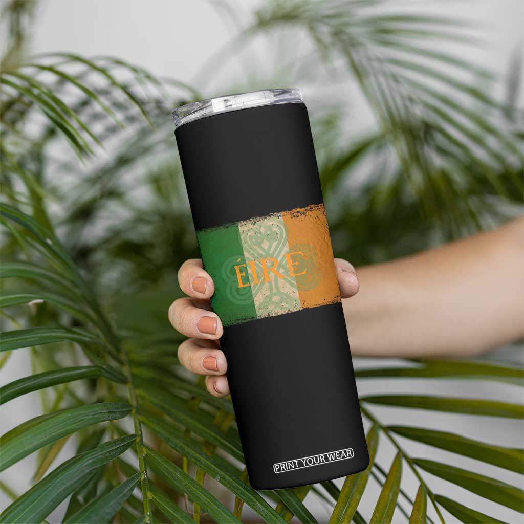 Eire Irish Pride Skinny Tumbler Celtic Shamrock Ireland Flag TS09 Print Your Wear