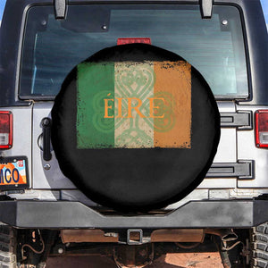 Eire Irish Pride Spare Tire Cover Celtic Shamrock Ireland Flag TS09 No hole Black Print Your Wear