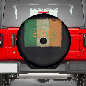 Eire Irish Pride Spare Tire Cover Celtic Shamrock Ireland Flag TS09 Black Print Your Wear