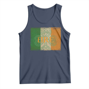 Eire Irish Pride Tank Top Celtic Shamrock Ireland Flag TS09 Navy Print Your Wear