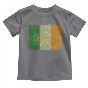 Eire Irish Pride Toddler T Shirt Celtic Shamrock Ireland Flag TS09 Charcoal Print Your Wear