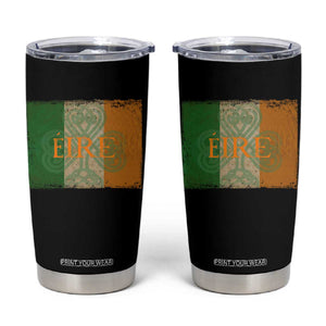 Eire Irish Pride Tumbler Cup Celtic Shamrock Ireland Flag TS09 Black Print Your Wear