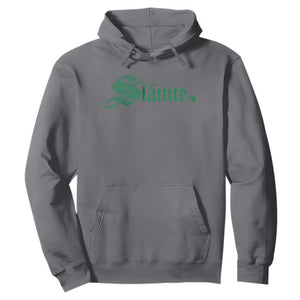 Irish Hoodie Slainte Cheers Good Health Ireland TS09 Charcoal Print Your Wear