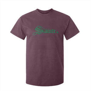 Irish T Shirt For Kid Slainte Cheers Good Health Ireland TS09 Maroon Print Your Wear