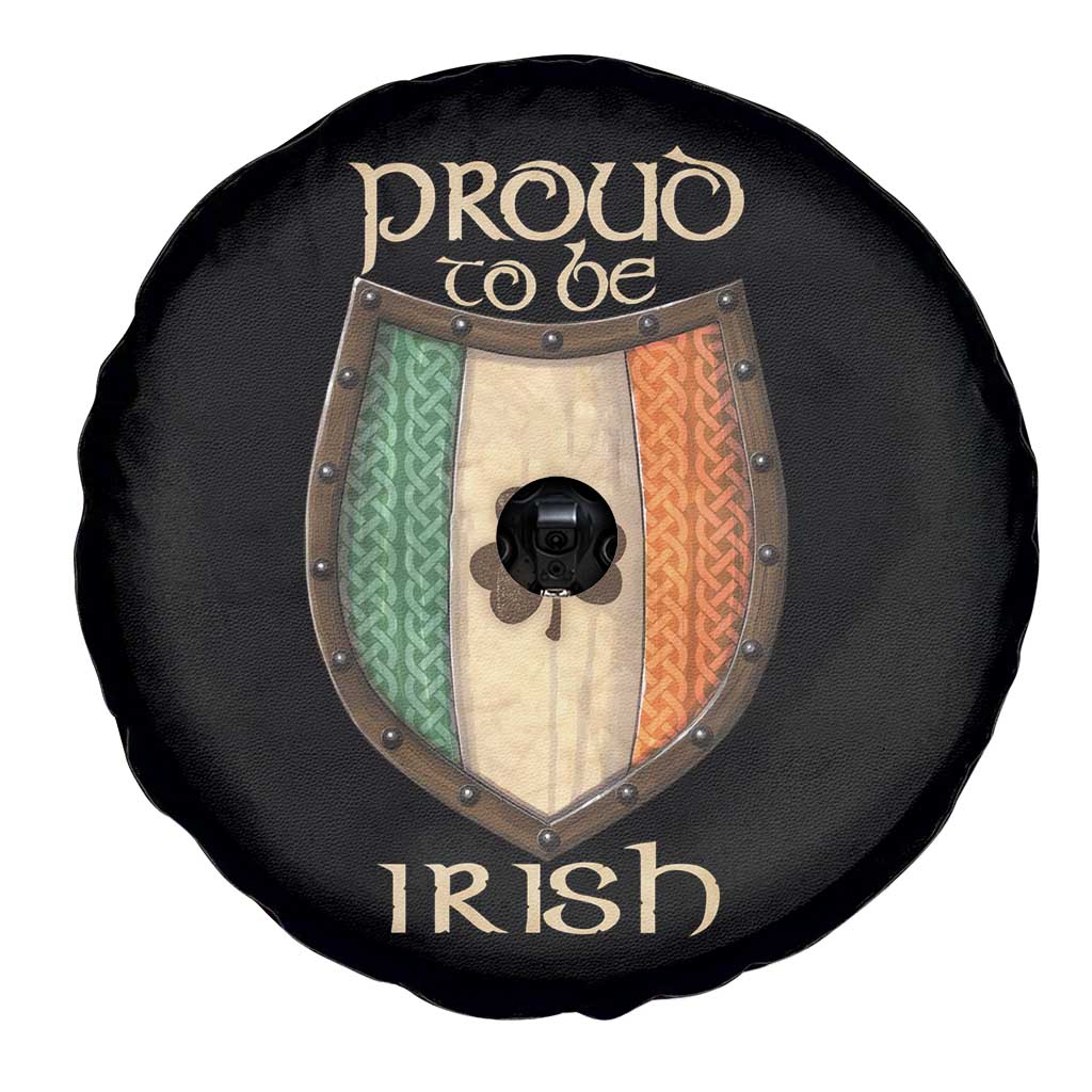 Proud To Be Irish Spare Tire Cover Celtic Shamrock Ireland Flag TS09 Print Your Wear