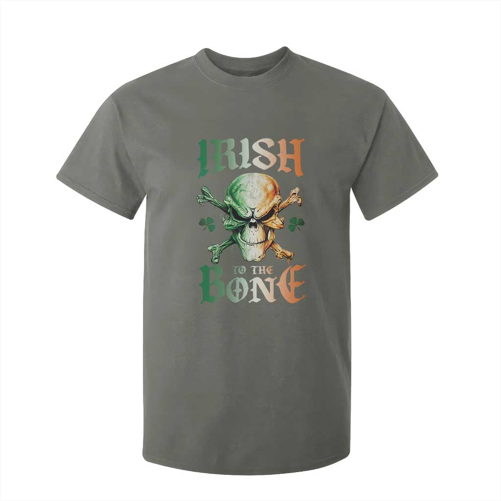 Irish Pride T Shirt For Kid Irish To The Bone TS09 Military Green Print Your Wear