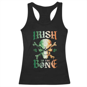 Irish Pride Racerback Tank Top Irish To The Bone TS09 Black Print Your Wear