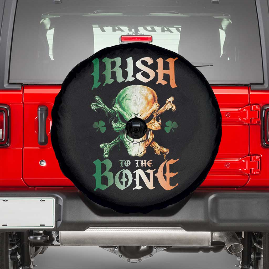 Irish Pride Spare Tire Cover Irish To The Bone TS09 Black Print Your Wear