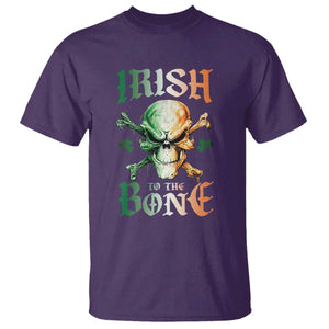 Irish Pride T Shirt Irish To The Bone TS09 Purple Print Your Wear